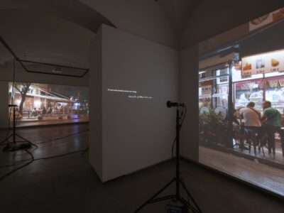 Exhibition view Victoria Square Is Not a Metaphor, Nicolas Cilins, Neue Galerie, 2026. Photo: Daniel Jarosch